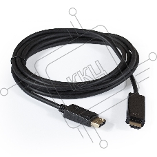 Кабель ExeGate EX284915RUS DisplayPort-HDMI ExeGate EX-CC-DP-HDMI-1.8 (20M/19M, 1,8м, экран)