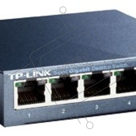 Коммутатор TP-Link SOHO  TL-SG105  5-port Desktop Gigabit Switch, 5 10/100/1000M RJ45 ports, metal case