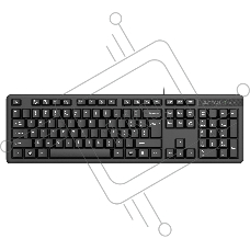 Клавиатура A4Tech KK-3 проводная, USB, черный