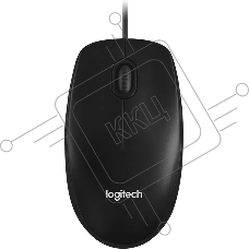 Мышь проводная Logitech M100/M100R черный, 1000 dpi, USB, кнопки - 3