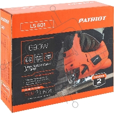 Лобзик PATRIOT LS 601 The One [190301709] {690 Вт, макс толщина дерева 65мм, 4 поз. маятниковый ход, быстрая смена пилки, регулировка скорости  }