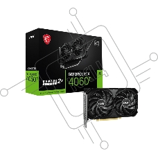 Видеокарта MSI RTX4060Ti 8G VENTUS 2X BLACK E1 OC RTX4060Ti 8G VENTUS 2X BLACK E1 OC