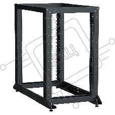 Стойка двухрамная ITK Linea LF05-42U61-2GM 42U 600ммX1000мм 700кг черный