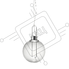 Светильник подвесной ORB, хром