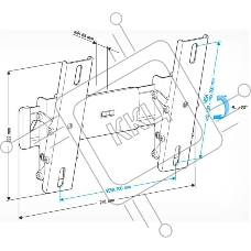 Кронштейн для телевизора Holder LCD-T2611 черный 22