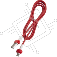 Кабель Redline Candy УТ000021984 micro USB B (m) USB A (m) 1м красный