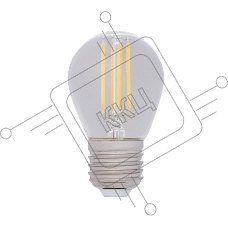 Лампа светодиодная филаментная Rexant Шарик GL45 9.5 Вт 950 Лм 2400K E27 золотистая колба