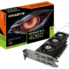 Видеокарта Gigabyte GV-N4060OC-8GL RTX4060 OC Low Profile 8GB GDDR6 128-bit DPx2 HDMIx2 3FAN RTL