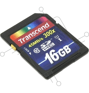 Флеш карта SDHC 16Gb Class10 Transcend TS16GSDU1 Premium w/o adapter