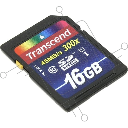 Флеш карта SDHC 16Gb Class10 Transcend TS16GSDU1 Premium w/o adapter