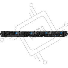 Платформа Asus RS300-E11-RS4 1U, LGA1200, 4xDDR4, 4x3.5 (1xSFF8643, 2xOcuLink on the backplane,), DVDRW, 2x1GbE, 1xM.2 SATA/PCIE 2280, optional ASMB10-iKVM, HDMI (from CPU), 2x450W