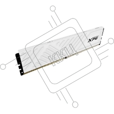 Оперативная память XPG Gammix D35, DDR4, 8GB (1x8GB), 3200MHz, CL16, UDIMM, с радиатором, белый