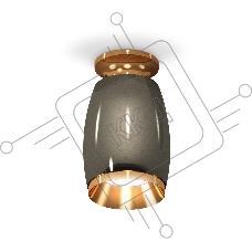 Светильник Ambrella Light XS1123043 DCH/PYG черный хром/золото желтое полированное MR16 GU5.3 (N6905, C1123, N7034)