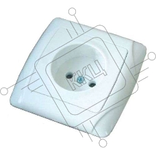 Розетка 1-м СП Маргарита 16А IP20 бел. Universal М0022