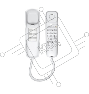 Телефон Siemens/Gigaset DA210 (IM) WHITE. Телефон проводной (белый)