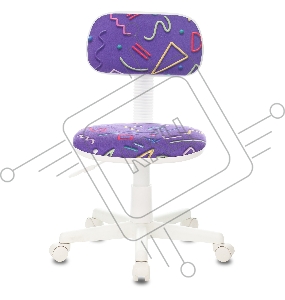 Кресло детское Бюрократ CH-W201NX фиолетовый Sticks 08 крестовина пластик