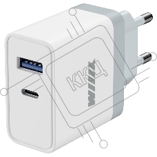 Сетевое зарядное устройство Wiiix UNN-4-2-01-QC 2.4A+3A PD+QC белый