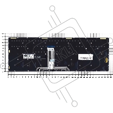 Клавиатура для ноутбука Lenovo Legion Y740-15 черная с подсветкой