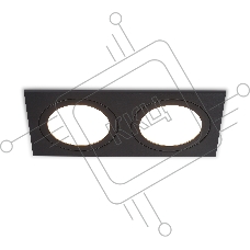Светильник Ambrella light TN6615/2 BK черный IP44 GX53/2 max 15W 215*110*24