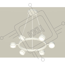 Светильник Ambrella light XB9191200/6 SWH/FR белый песок/белый матовый GX53 (C9191, N8412)