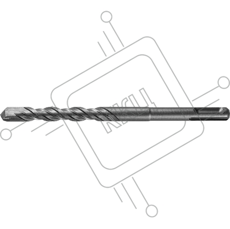 Бур ЗУБР 29315-160-12  SDS+ Ф12х100/160мм МАСТЕР 2 резца спираль 4С