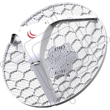 Точка доступа MikroTik LHG 5 Tripack (Three units of LHG 5 with 24.5dBi 5GHz antenna, Dual Chain 802.11an wireless, 600MHz CPU, 64MB RAM, 1x LAN, POE, PSU, RouterOS L3) – all three antennas in single box