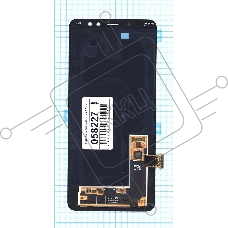 Дисплей для Samsung Galaxy A8 Plus A730F (2018) в сборе с тачскрином (OLED) черный
