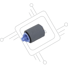 Ролик подачи (New) RM2-5642-000 для HP LaserJet Enterprise M601n/604dn, Color LaserJet Enterprise M651n/CP4025dn (CET), CET341028