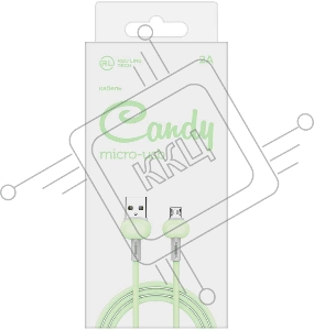 Кабель Redline Candy УТ000021985 micro USB B (m) USB A (m) 1м зеленый