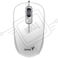 Мышь проводная Genius DX-110 белый, 1000 dpi, USB, кнопки - 3