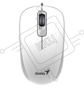 Мышь Genius Mouse DX-110 ( Cable, Optical, 1000 DPI, 3bts, USB ) White