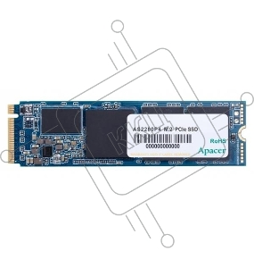 Накопитель SSD Apacer 256Gb M.2 AS2280P4 <AP256GAS2280P4-1> (PCI-E 3.0 x4, up to 1800/1100MBs, 3D TLC, NVMe 1.3, 22х80mm)