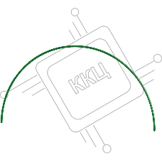 Дуга пластиковая для парника 80 х 90 см, d12 мм, зеленая// Palisad