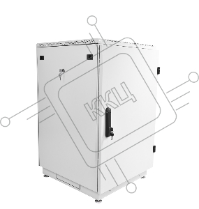 Шкаф телеком. напольный 27U (600x800) дверь металл (ШТК-М-27.6.8-3ААА) (2 коробки)