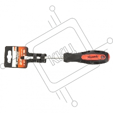 Отвертка Anti-Slip, SL6,0 х 100 мм, CrV, двухкомп. рукоятка Matrix