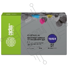 Картридж струйный Cactus CS-EPT693100 (T6931) черный (350 мл) для Epson SureColor SC-T3000/T3070/T3200/T5000/5200