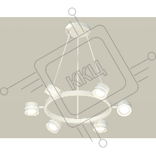 Светильник Ambrella light XB9191201/6 SWH/FR белый песок/белый матовый GX53 (C9191, N8433)