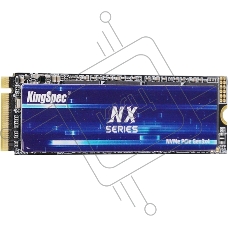 Твердотельный накопитель Kingspec SSD NX-4096 2280, 4096GB, M.2(22x80мм), NVMe, PCIe 3.0 x4, 3D QLC, R/W 3600/3200MB/s, IOPs 380 000/320 000, TBW 1920, DWPD 0.4 (3 года)