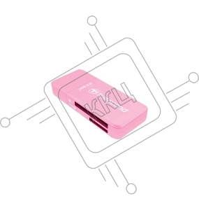 Считыватель карты памяти Transcend All in1 Multi Card Reader, Pink