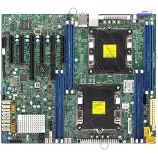 Серверная материнская плата Supermicro MBD-X11DPL-I-B, 2xLGA 3647, Intel C621, 8xDDR4, 10xSATA, 2xPCI-E 3.0 x16, 3xPCI-E 3.0 x8, 1xPCI-E 3.0 x4, 1xM.2, 2x1Gb LAN, 4xUSB 2.0, 3xUSB 3.2 Gen 1, 1xVGA, 1xCOM, 1xTPM, ATX