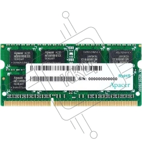 Памяти Apacer 8Gb DDR3 1600MHz (pc-12800) SO-DIMM 1,35V Retail AS08GFA60CATBGJ/DV.08G2K.KAM