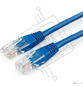 Патч-корд медный UTP Cablexpert PP10-1M/B кат.5e, 1м, литой, многожильный (синий)