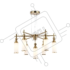 Люстра Ambrella light LH55278/7 BS/FR латунь/белый матовый E14*7 max 40W D640*1390