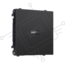Комплект механизма розетки HDMI 2.1 SIGMA Черный матовый 30V/900MS 4K-120HZ 8K-60Hz QUANT PRO (SP8140, PR223)