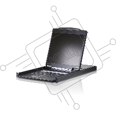 ATEN 19inch (8 Port) LCD Console Rack Panel