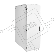 Шкаф коммутационный ЦМО ШТК-М-42.6.10-3ААА 42U 600x1020мм пер.дв.металл задн.дв.стал.лист 2 бок.пан. направл.под закл.гайки 550кг серый