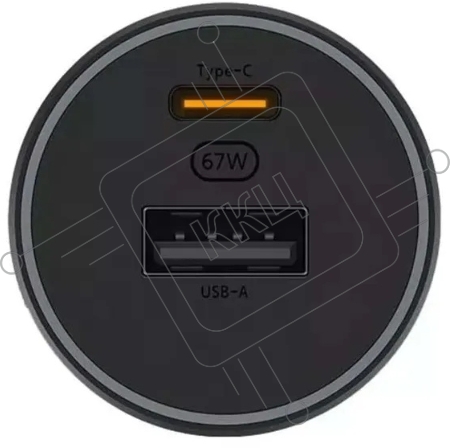 Автомобильное зарядное устройство Xiaomi Mi 67W Car Charger (USB-A + Type-C) [BHR6814GL]