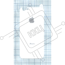 Защитное заднее стекло для iPhone 6/6S белый
