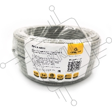Кабель Cablexpert UPC-5051E-SOL/25, UTP indoor 4x2x0.51, CCA, кат.5е,  однож., 25м, серый