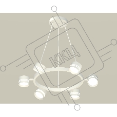 Светильник Ambrella light XB9191202/6 SWH/FR белый песок/белый матовый GX53 (C9191, N8477)